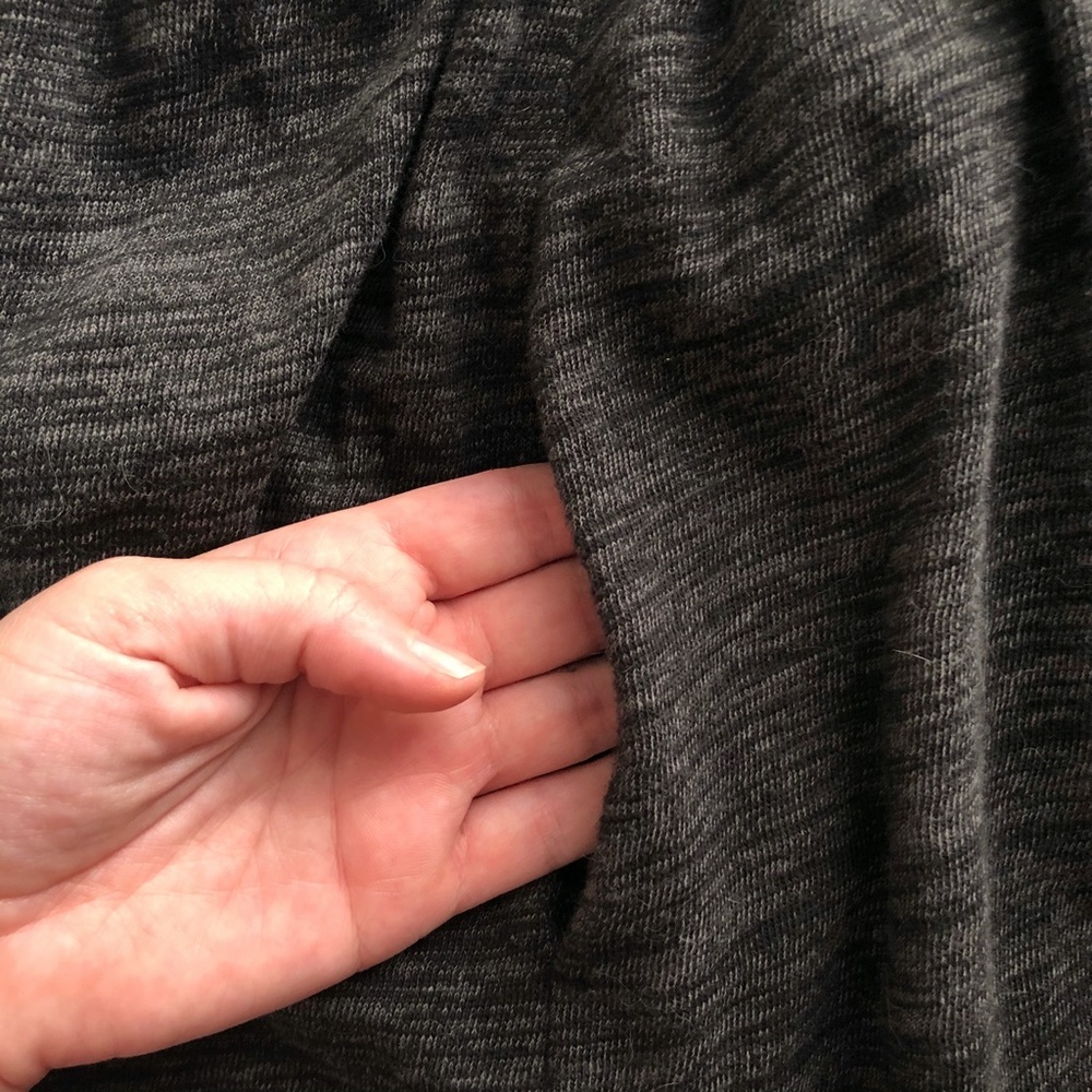 Free People One Body Cold Shoulder Gray Dress - Picture 9 of 12